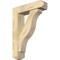Ekena Millwork Funston Craftsman Rough Sawn Bracket w/ Offset Brace, Douglas Fir, 6"W x 22"D x 30"H BKT0604X22X30FST04RDF - alternate 1